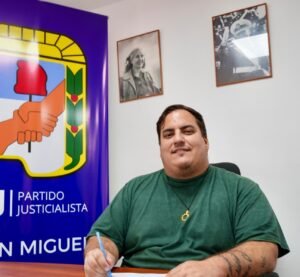 LA LISTA 4 EN SAN MIGUEL: Santiago Fidanza, candidato a presidente del PJ sanmiguelino