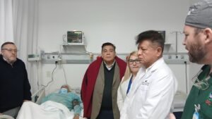 MARIO ISHII INAUGURO ANGIOGRAFO EN EL HOSPITAL CARDIOVASCULAR DE JOSE C. PAZ