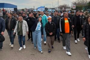 LEYENDA PERONISTA CONMEMORANDO EL 9 DE JULIO CON ISHII EN EL MERCADO CONCENTRADOR