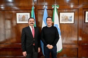 Nardini recibió a embajador egipcio