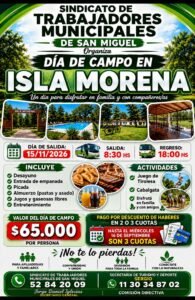 SALIDA DE CAMPO: La próxima jornada recreativa del STMSM