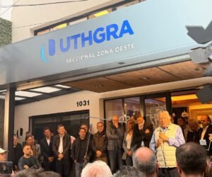 UTHGRA INAUGURO SU NUEVA SEDE DE ZONA OESTE: Luis Barrionuevo la presentó y Alvaro Escalante acompañó con la seccional San Martín